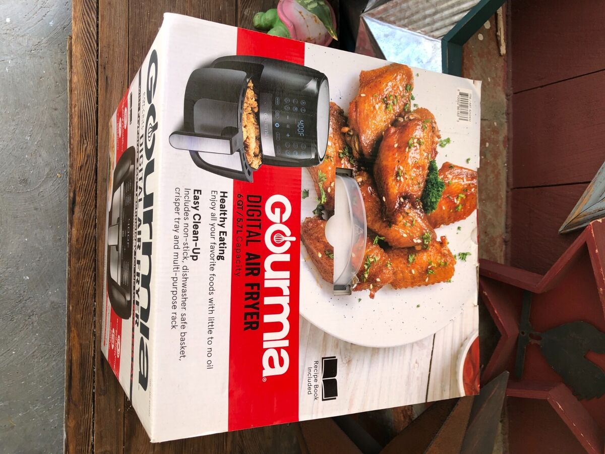 Gourmia GAF698 6 Qt Low Fat Digital Air Fryer Black Gourmia GAF698 6 Qt Low Fat Digital Air Fryer Black