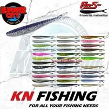 LUNKER CITY FIN-S FISH 4' Soft Silicon Lure Spinning Sea Bass Freshwater USA