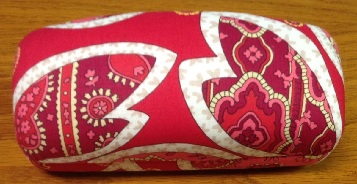 Vera Bradley Sunglasses Eyeglasses Large Hard Glasses Case  display picture 3