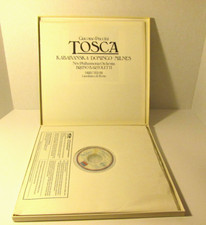 Giacomo Puccini TOSCA 2-LaserDisc Set Placido Domingo 071-502-1, 1976/1988 VG