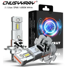 2x H7 6000K LED Headlights H/L Bulbs Lamps For Land Rover Discovery 03-04 14-19