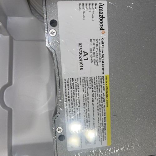 Amazboost Home Office Cell phone Signal Booster Boost data band12/13/17/25/4 - Photo 4 sur 6