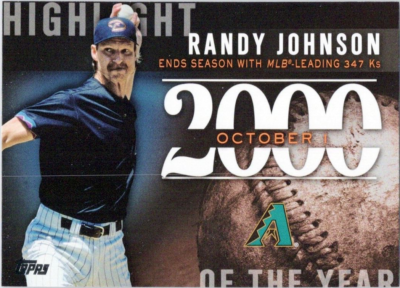2015 Topps Highlight of the Year #H84 Randy Johnson UPD Arizona