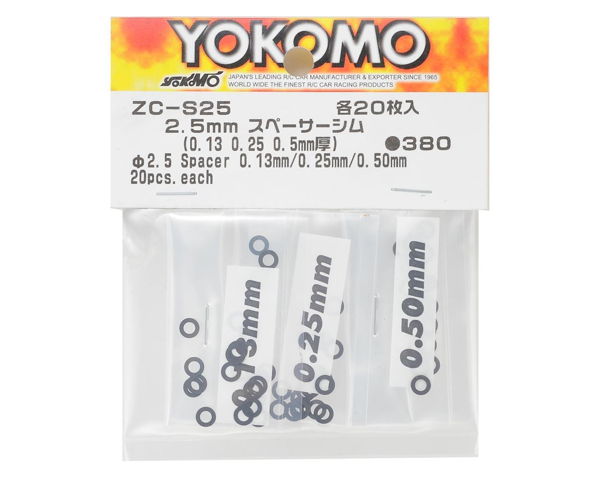 Yokomo 2.5mm Shim Spacer Set (0.13mm, 0.25mm & 0.50mm