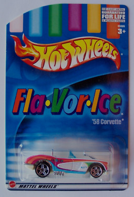 ホットウィール ‘58 CORVETTE Hot Wheels '58 Corvette Coupe Metallic Blue 1:64 Die Cast | eBay