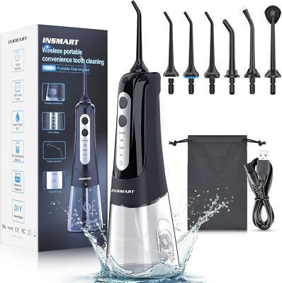 Cordless Water Flosser Dental Oral Irrigator Water Floss Pick Teeth Cleaner New