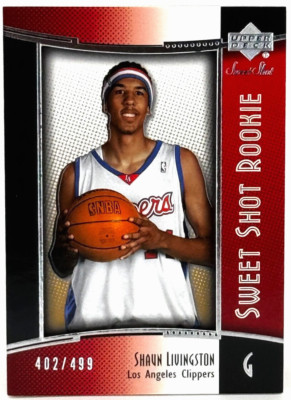 2004-05 Upper Deck Sweet Shot Rookie Relic 3D (402/499) Shaun Livingston (RC)