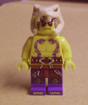 Lego Ninja Figur Krait ( gelb lila Crait Kreit Kraid Schlange Snake ) Neu