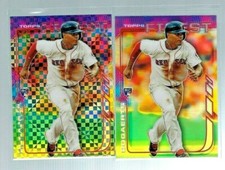2014 XANDER BOGAERTS  FINEST XFRACTOR REFRACTOR  MT #89 RC 2 2DIF TOPPS
