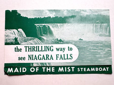 1930-40's Maid of the Mist Niagara Falls Travel Brochure