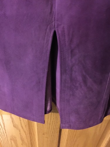 Vintage Pioneer Wear 70s Western Womens Suede Leather Skirt With Cameo Jacket - Picture 3 of 11