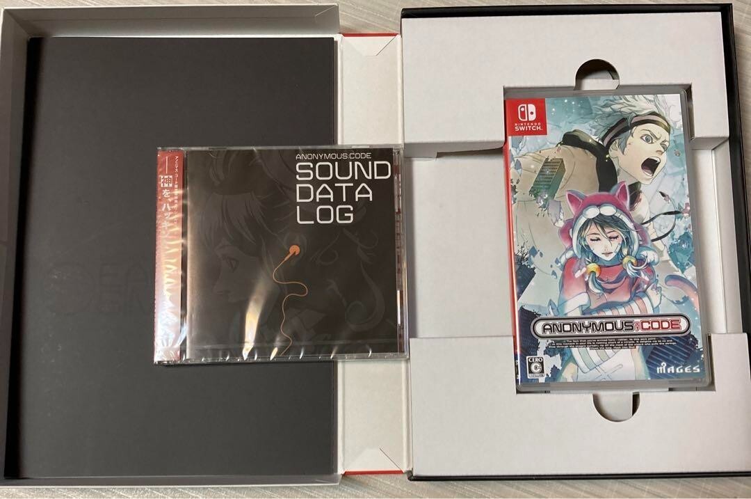 Nintendo Switch ANONYMOUS CODE Limited Edition Guidebook 2CD