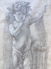 Rare Lithography Anselm Feuerbach 1829 1880 XIX ° Hanfstaengl München Signed