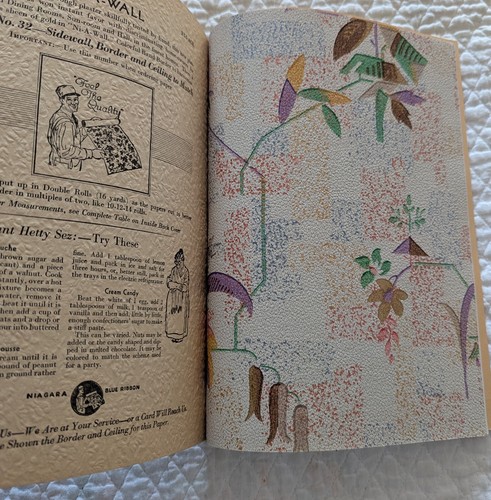 1931 CHIPMAN MERCANTILE COMPANY Wallpaper Sample Book NIAGARA BLUE RIBBON Utah - Picture 7 of 8