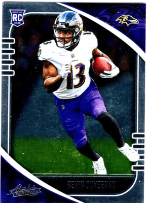2020 Panini Absolute Football Devin Duvernay No. 132 Baltimore Ravens