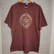 Jerzees Hang Loose Las Vegas Shirt Men XL Short Sleeve Tee Dri Power Active