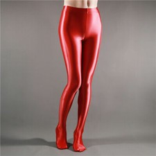 Sexy Women PLUS SIZE Silky Tights Stockings Satin Glossy Pantyhose Shiny Hosiery