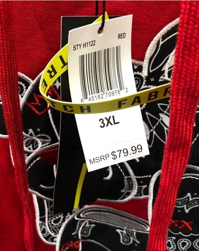 CAPTURA DE PANTALLA Para Hombres Urbano Premium Polar Rojo Sudadera con Capucha Talla 3XL Se Ajusta como 2XL - Imagen 2 de 4