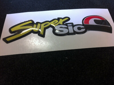 1 Resinhafter 3D Aufkleber SIMONCELLI 58 Super Sic 8 Cm