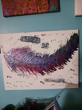 handmade acrylic painting on canvas