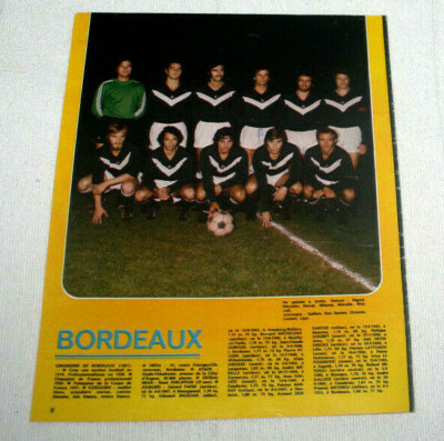 Page Complète D'album 1972/73 – 26 Images Bastia & Bordeaux