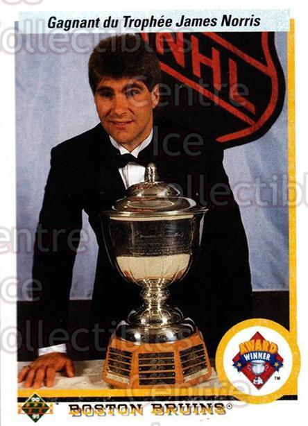1990-91 Upper Deck French #204 Ray Bourque, Norris Trophy