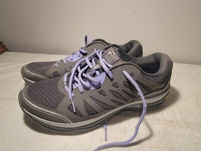 Abeo Aero Azaleh Vibram Orthotic Charcoal Lavender Womens Sneakers Shoes Sz 11M