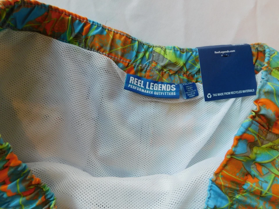 Pantalones Cortos de Natación Reel Legends para Niños Tiburones Cortos Talla XXL 18 NUEVOS CON ETIQUETAS *^ Foto 2 de 3
