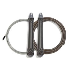 Adidas Weighted Skipping Rope Speed Jump Handles 2 Interchangeable Ropes w/ Bag