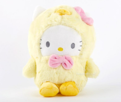 Sanrio Characters Official Plush Doll Series : Chick Costume Hello Kitty 10''