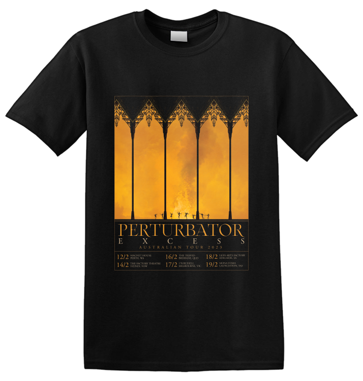 PERTURBATOR 'Excess Australian Tour' T-Shirt UK
