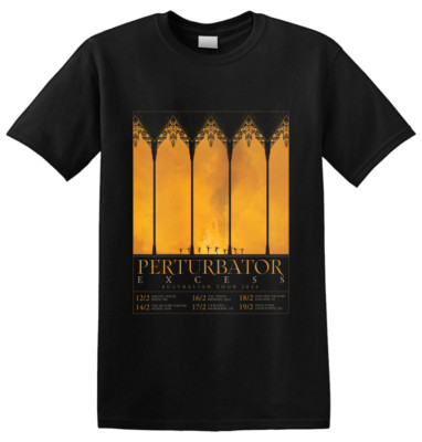 PERTURBATOR - 'Excess Australian Tour' T-Shirt