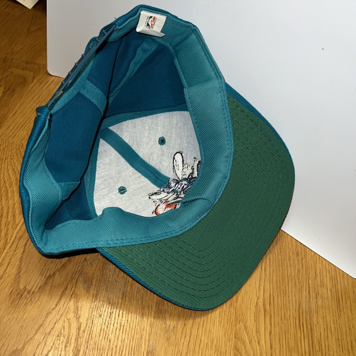 Vintage Charlotte Hornets Snapback Hat Twins Enterprise