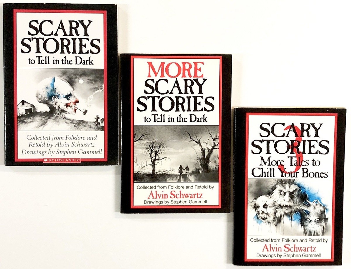 Scary Stories To Tell In The Dark (Set 1,2,3) Books Kids Gift