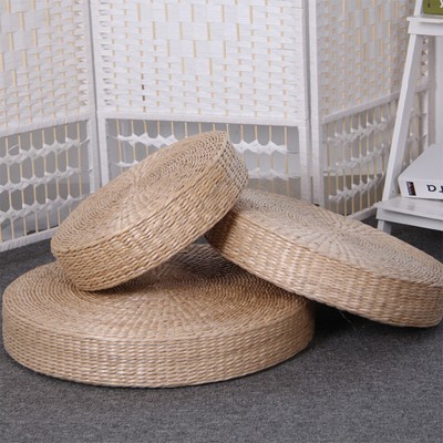 Straw Meditation Cushion Round Chair Cushions Zafu Chair Cushion