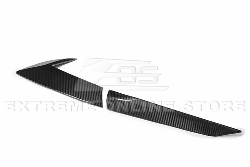 Pair Side Fender CARBON FIBER Vent Door Garnish For 20-Up Corvette C8 GM Factory - Picture 10 of 12