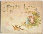 Antique 1896 PEEPS INTO FAIRYLAND Weatherly RARE EARLY POP-UP Fairy Land dutton