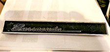 Oem 1965 1966 Plymouth Barracuda Interior Door Emblem Badge 2571292 Vintage