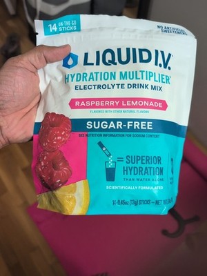 Liquid Iv Sugar Free 14 Sticks, Expires 5/27