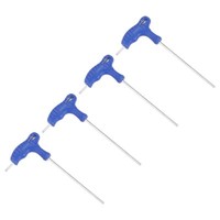 4 StüCk 3Mm SechskantschlüSsel T-Griff Doppelend-SchraubenschlüSsel, CR-V Stahl