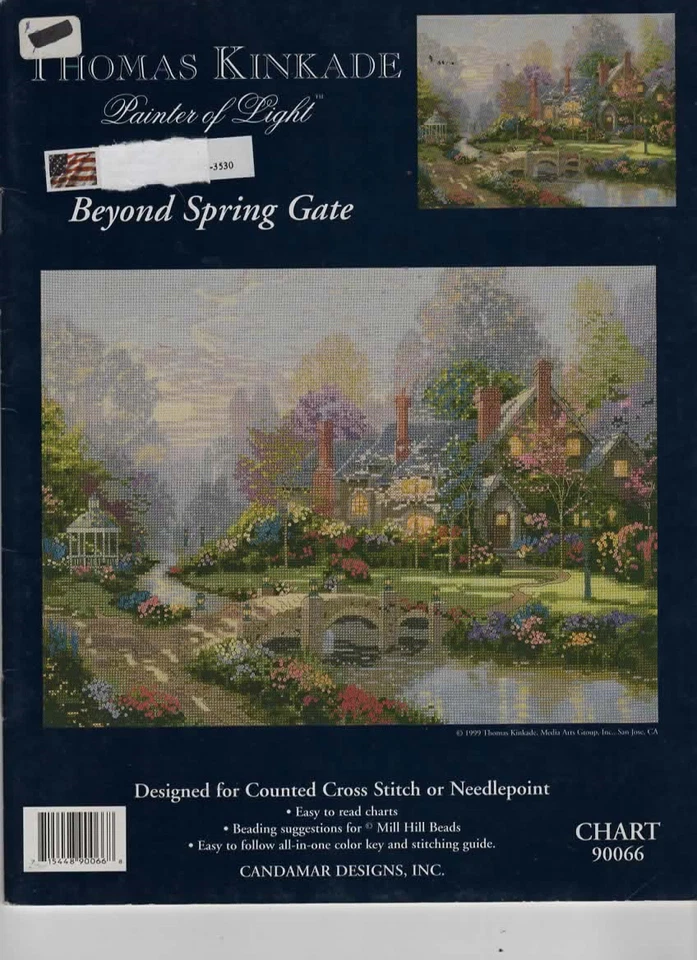 CANDAMAR DESIGNS by THOMAS KINKADE Counted Cross Stitch CHART ONLY Your Choice - Image 4 of 4