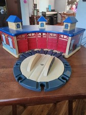 Imaginarium Wooden Train Roundhouse Turntable Works With Thomas The Tank Brio