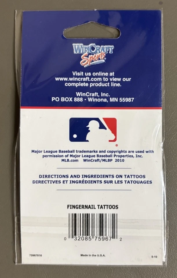 Paquete de 4 tatuajes de béisbol Los Angeles Angels Temp ¡¡Nuevo!!! Foto 2 de 2