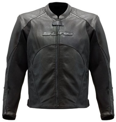 S-Line - Lauflederjacke perforiert BLACK SERIES Herren