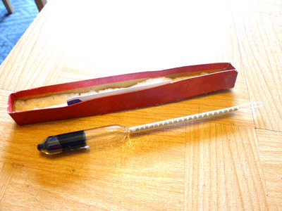 Griffin & George 9,5 Zoll Brühthermometer Schwimmer im Originalteil Etui .GWC..