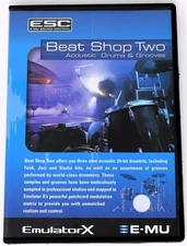 E-MU Systems Beat Shop 2 Sound Library Proteus X/Emulator X Format  CD-ROM 2004