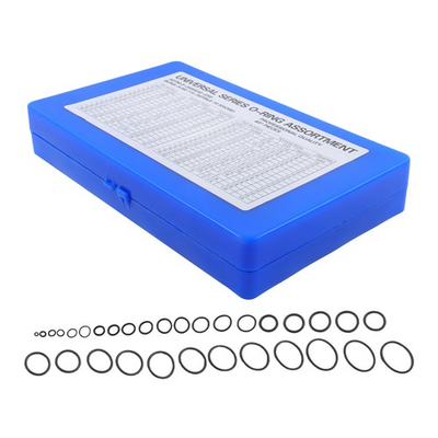 #ad 407 Piece SAE O Ring Assortment in Black NBR for Hydraulic Fittings $11.31