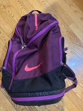 Nike Hoops Elite Tri-Zip Basketball Backpack - Burgundy/Pink/Black
