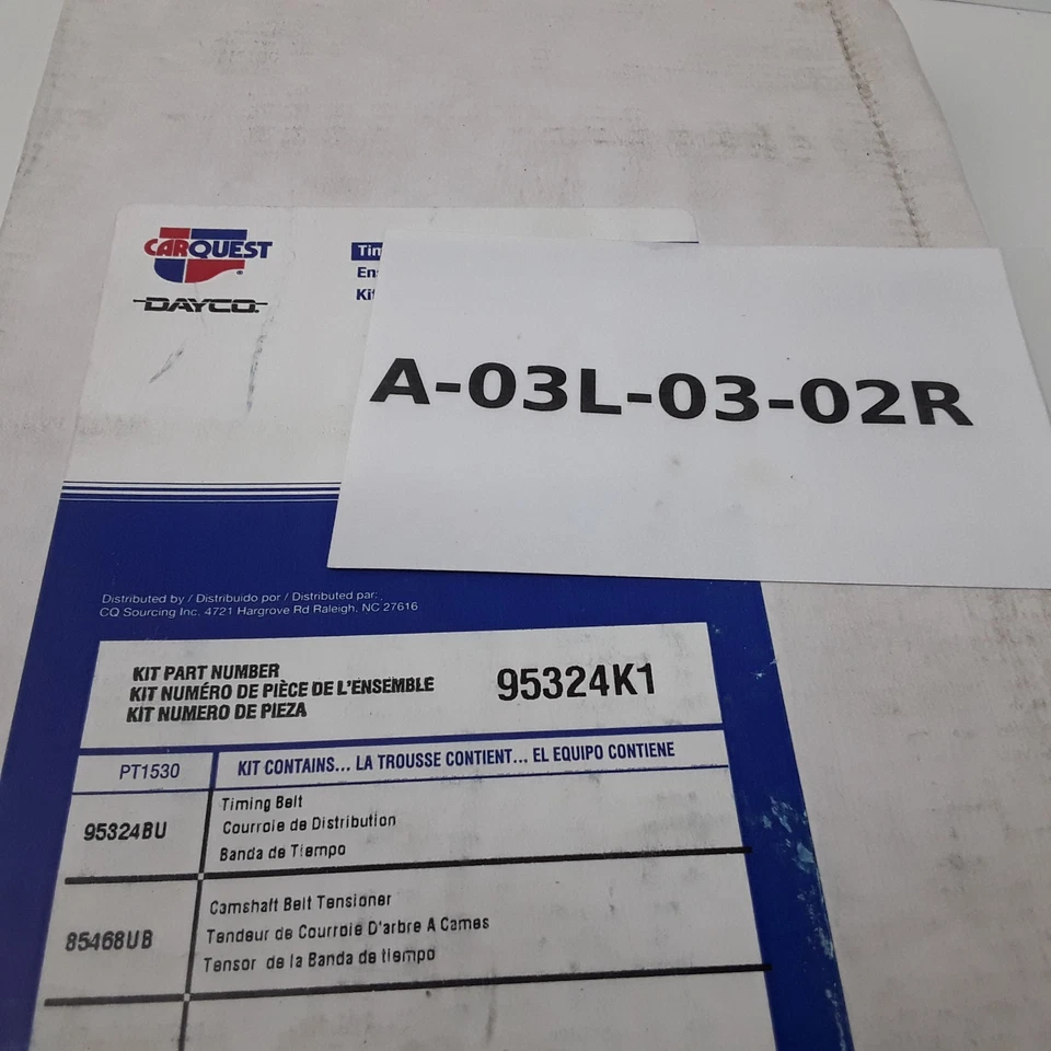 Kit de correa de distribución del motor Dayco 95324K1 para Hyundai Accent 2000 2001 2002 2003 Foto 4 de 4
