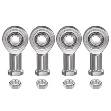 4pcs SSI8T/K Female Rod End Bearing M8 Bore and M8x1.25 Right Hand Thread